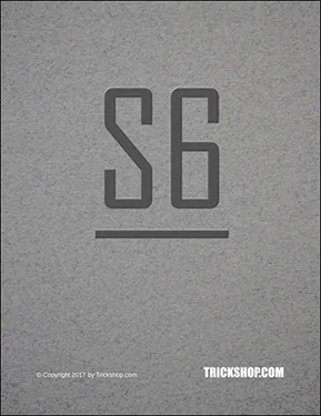 S6 - Six Si Stebbins Stunners book from Trickshop.com