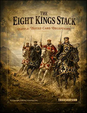 Cover of The Eight Kings Stack book from Trickshop.com