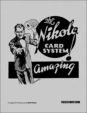 Cover of the Nikola Card System book from Trickshop.com